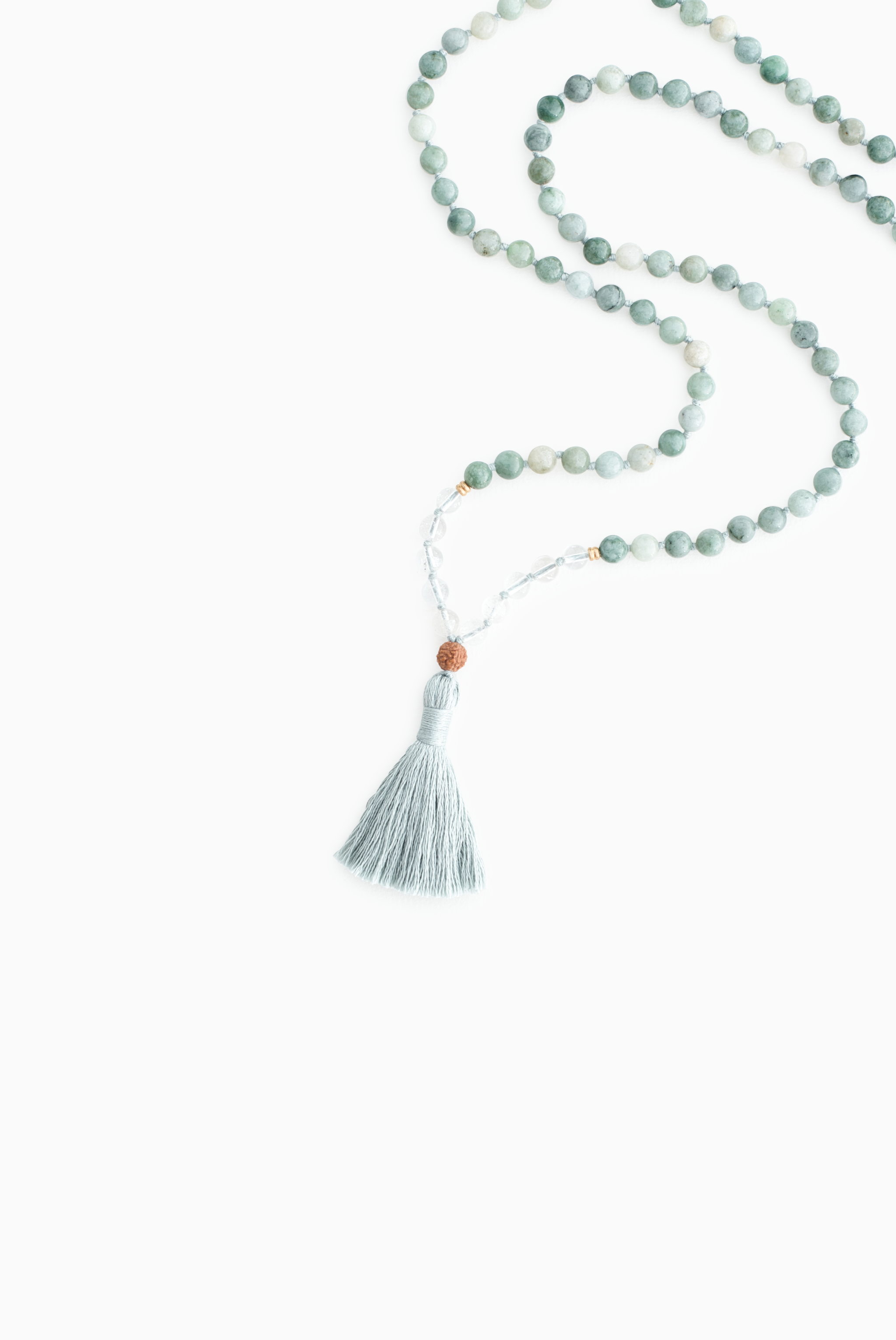 Meditationskette Mala Jadeit