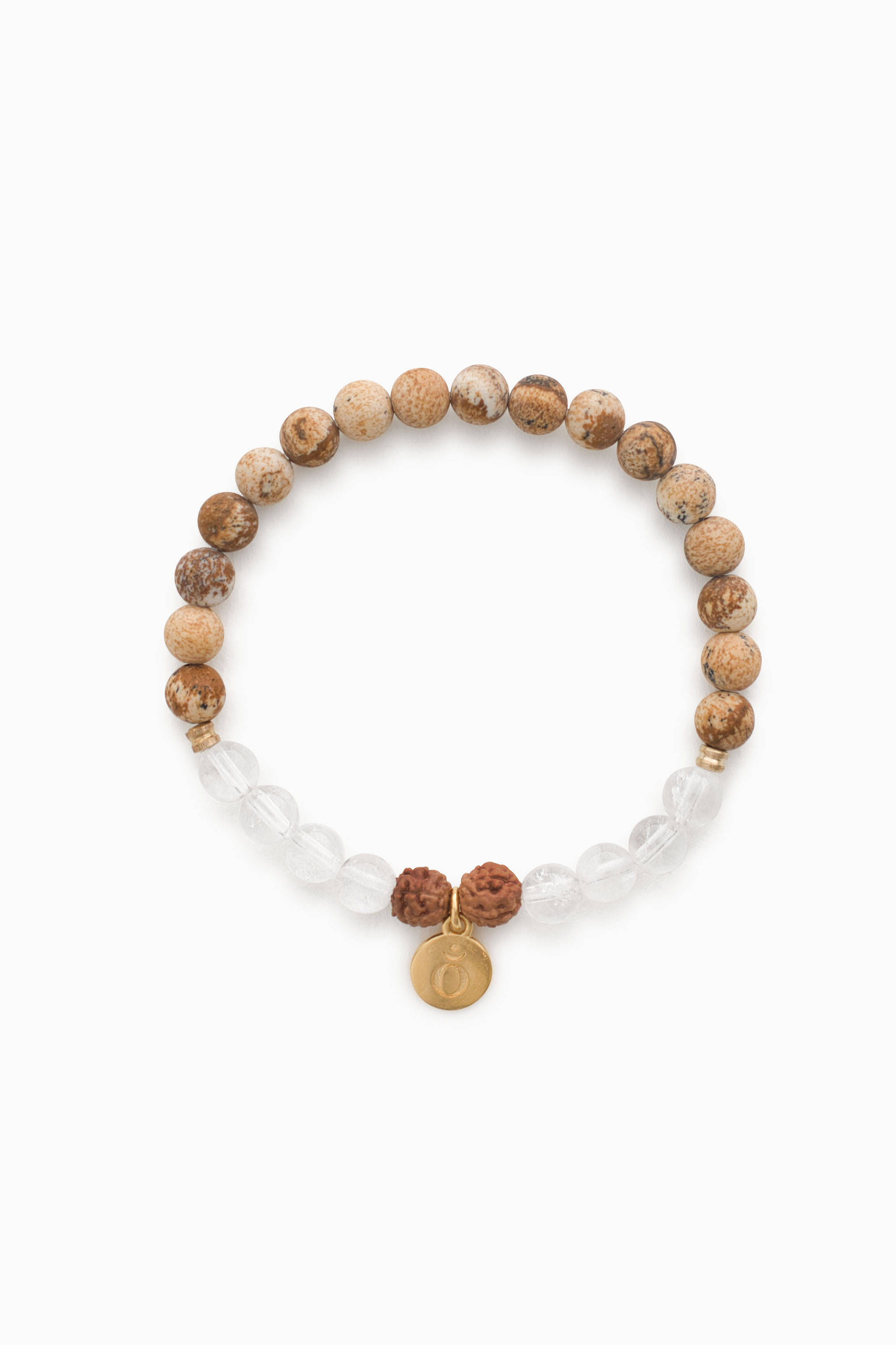 I Am Limitless Armband Jaspis Bergkristall